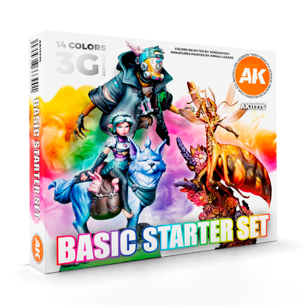 Basic Starter Set 14Farben 3 Gen.Acrylic (GP 1ltr=158,33€)